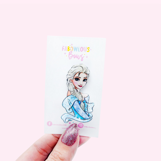 Ice Princess // Acrylic Clip (3 for 10)