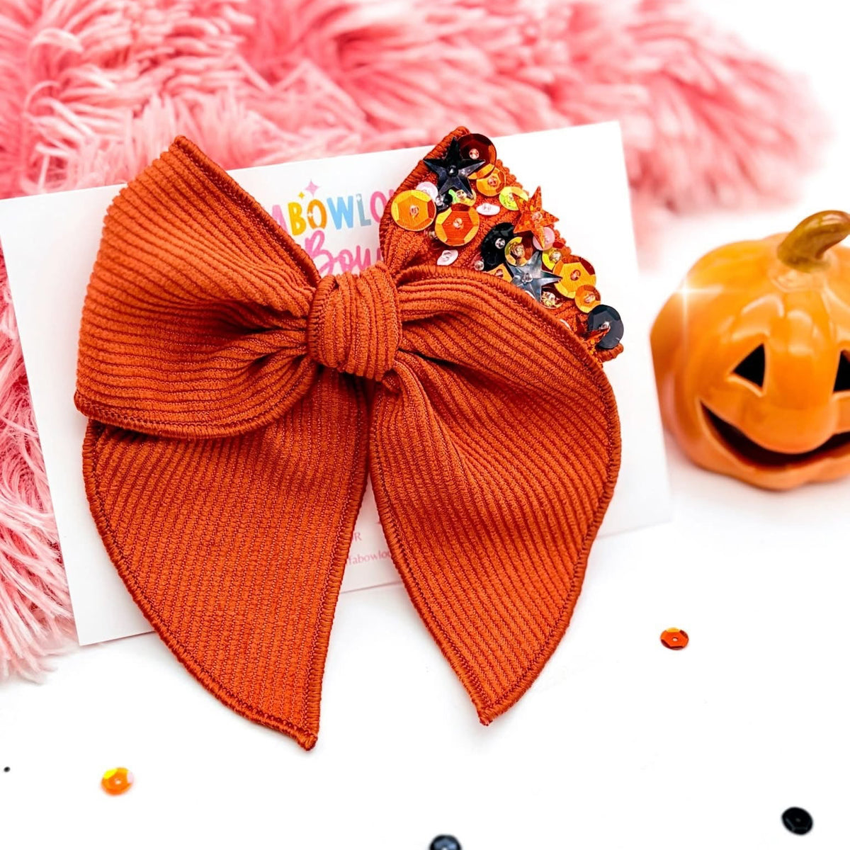 Fall O Ween • Fabric Fable Bow