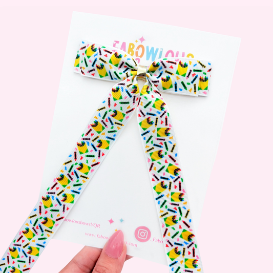 Crayons Box // Long Tail Bow