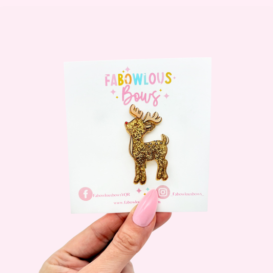 Rudolf Glam // Acrylic Clip (3 for 10)