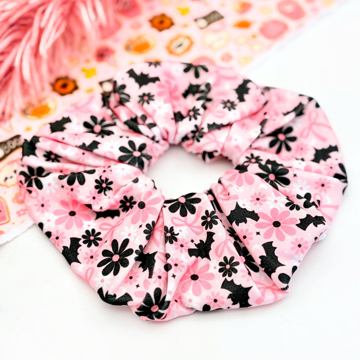 Bows & Bats • Scrunchie • 3 for $25
