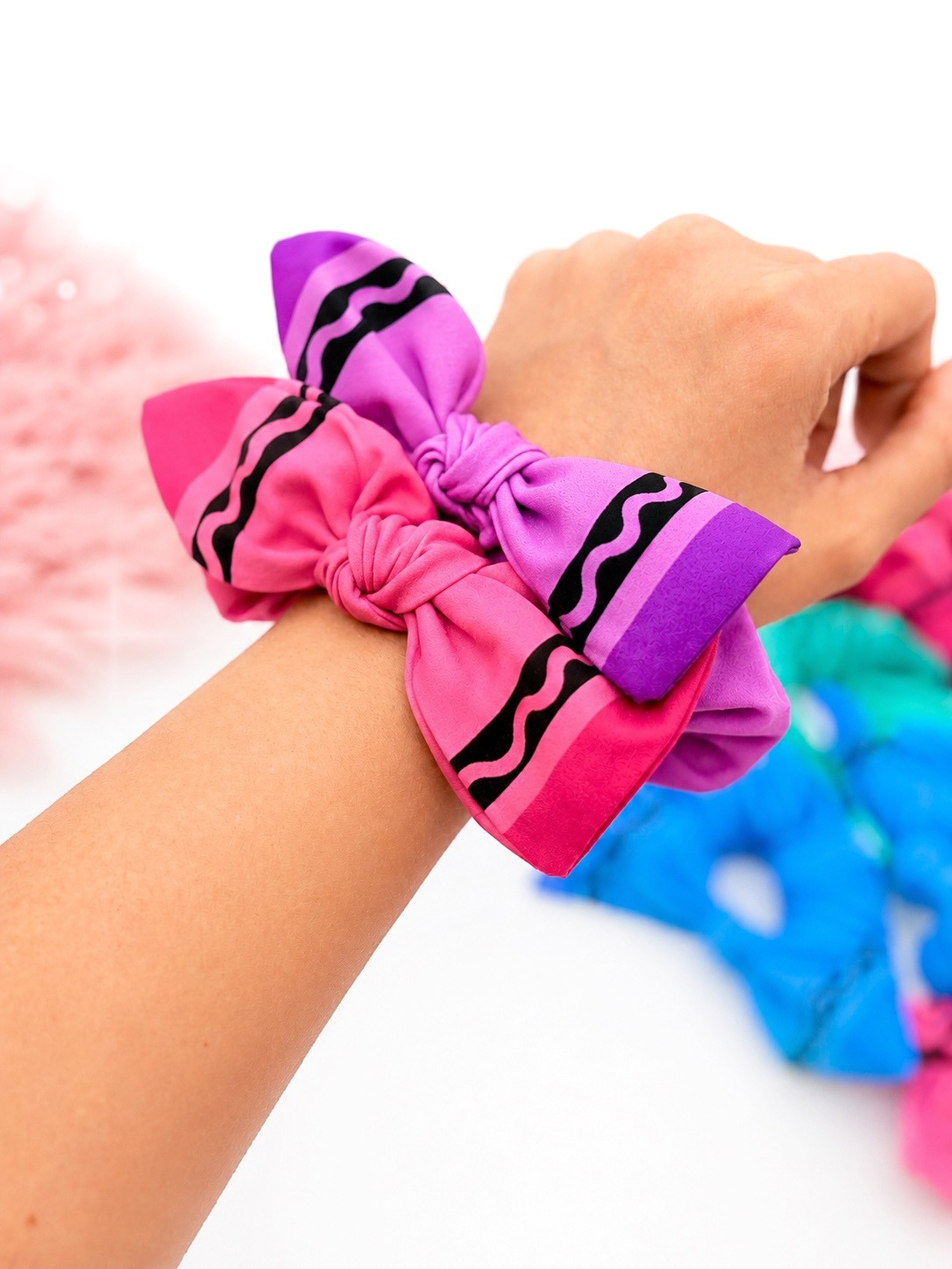 Crayon Cutie • Tied Scrunchie