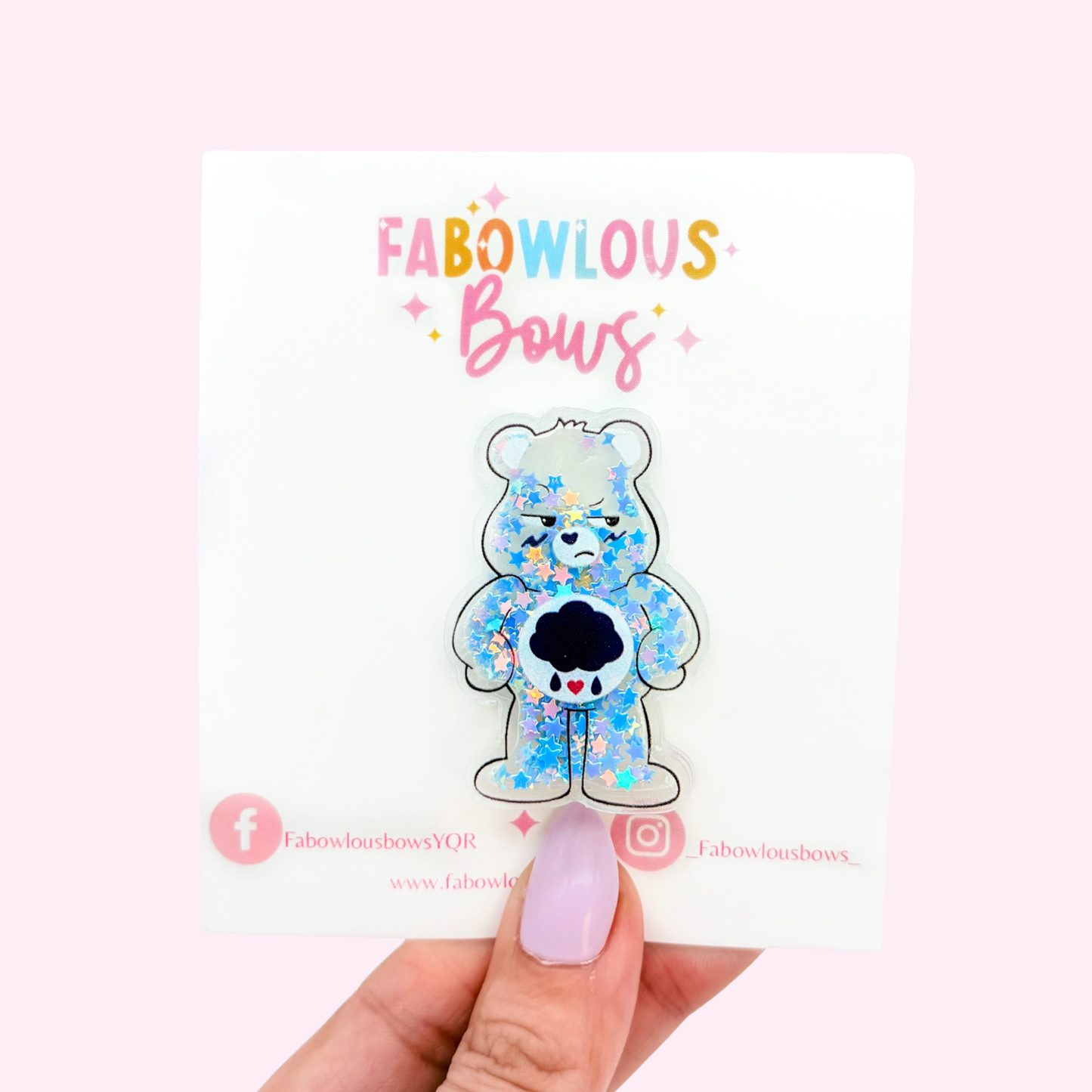 Bears Care Blue // Confetti Clip