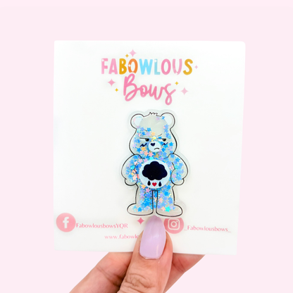 Bears Care Blue // Confetti Clip