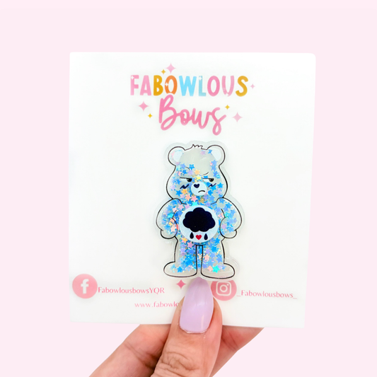 Bears Care Blue // Confetti Clip
