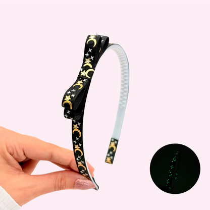 Moon & Stars • Headband • Glow In The Dark