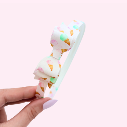 Pastel Ice Cream // Printed Headband