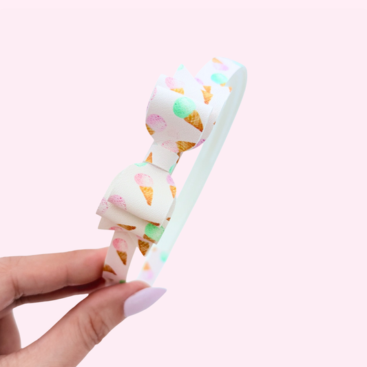 Pastel Ice Cream // Printed Headband