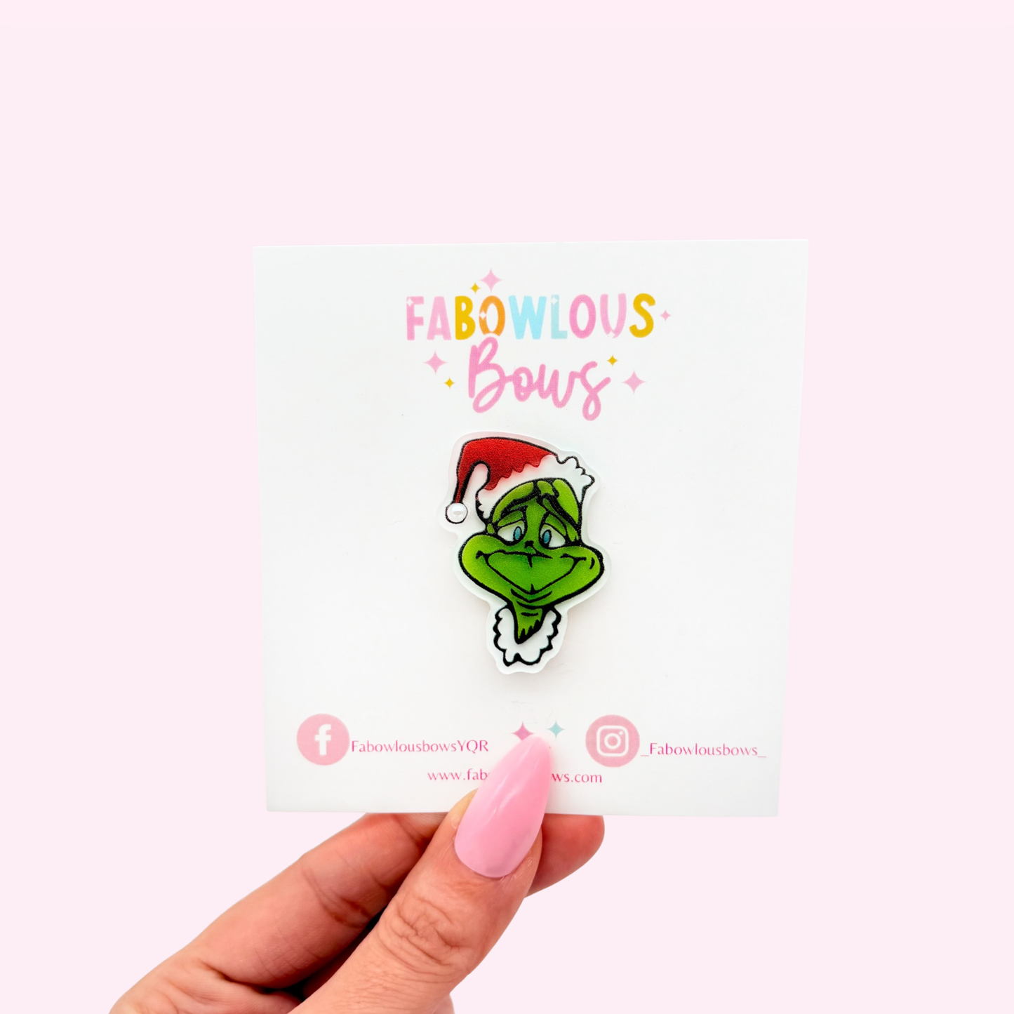 Mean One // Acrylic Clip (3 for 10)