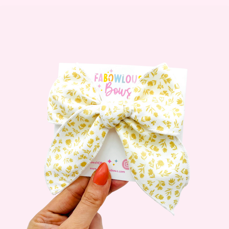 Harvest Floral // Fable Fabric Bow