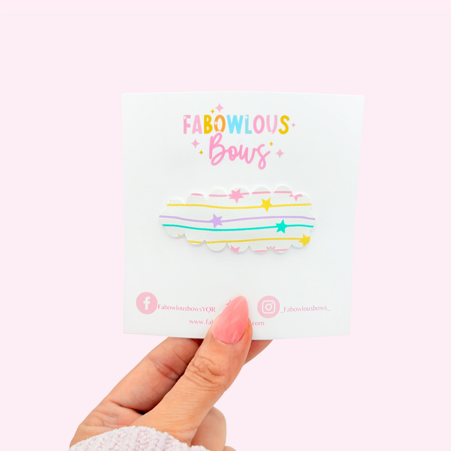 Rainbow Stars • Snap Clip • 3 for $10