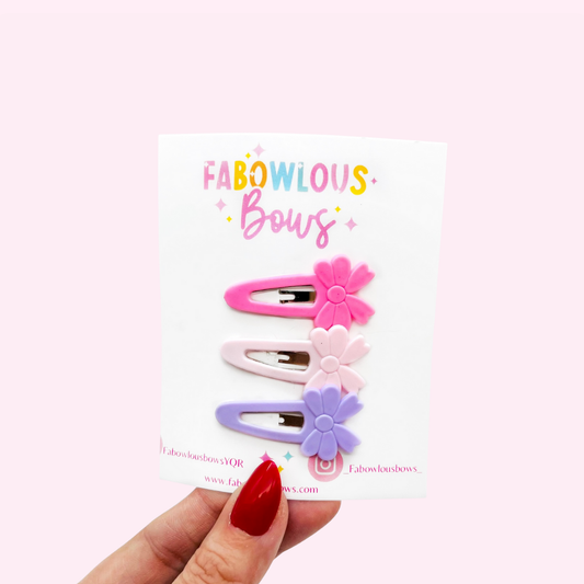 Dainty Bows // Acrylic Clip Set