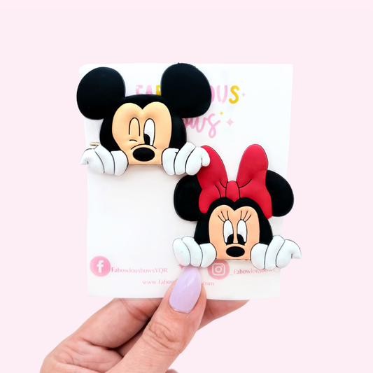 Peek a Boo Mouse // Pigtial Set