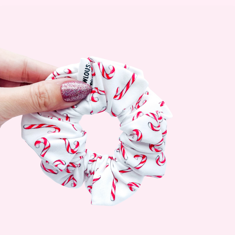 Candy Cane Scrunchie