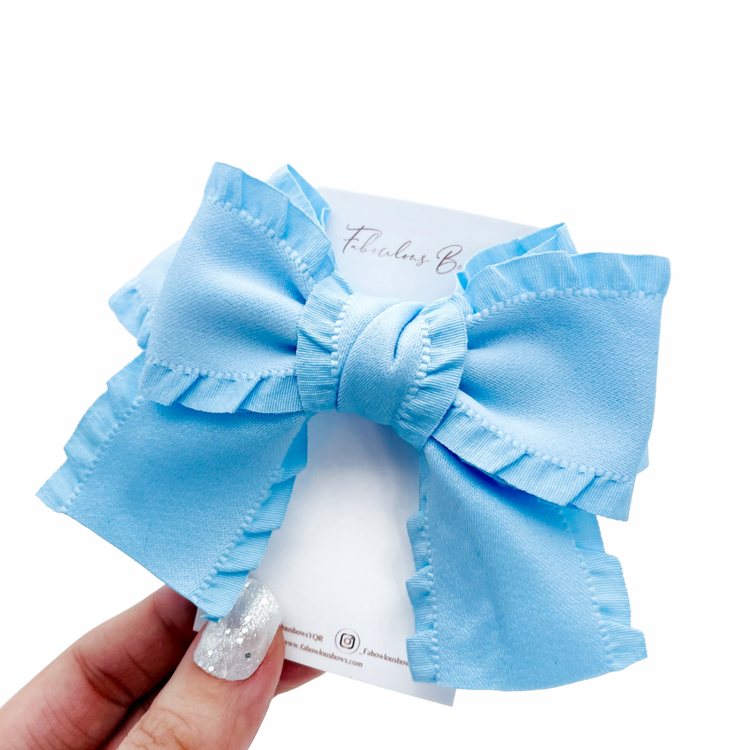 Large Elegant Ribbon // Blue