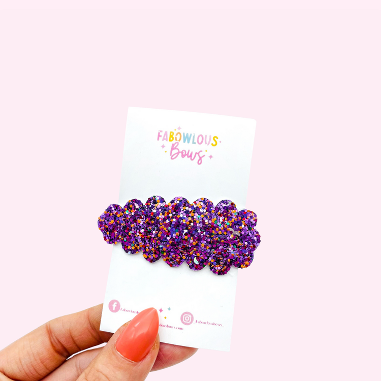 Witchy Purple Mix // Glitter Snap Clip (3 for 10)