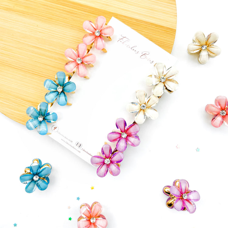 Flower Mini Claw Clips 3for10 promo