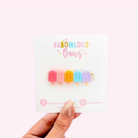Pastel Popsicles • Bar Clip