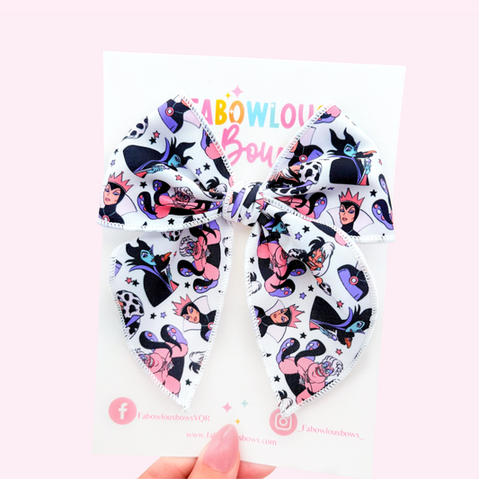 Villain Vibes // Fabric Fable Bow