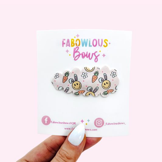 Smiley Bunnies // Snap Clip - 3 for $10