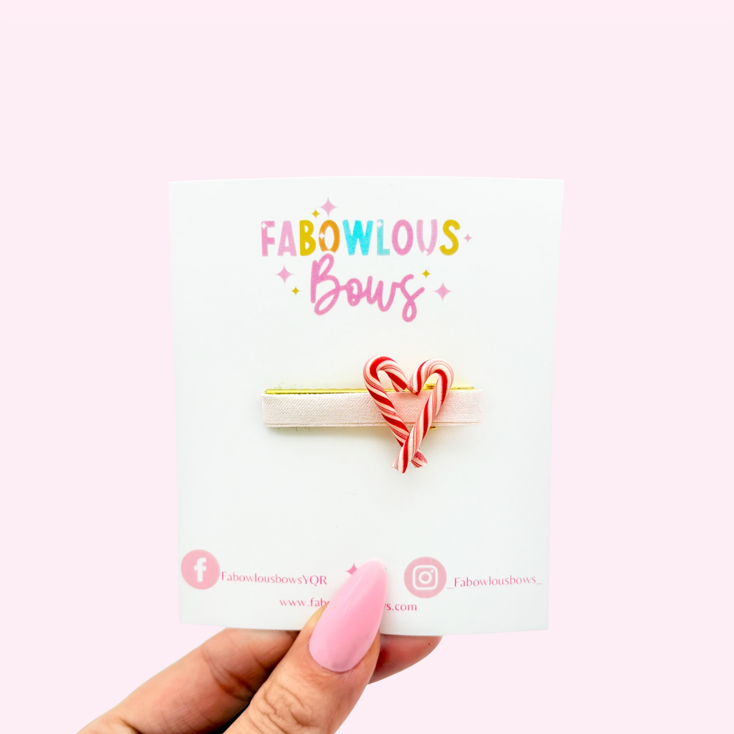 Candy Cane Love Peppermint // Bar Clip