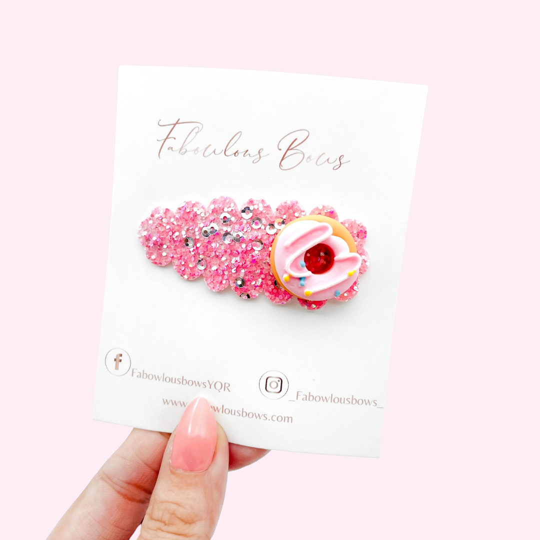 Pink Donuts // Snap Clip