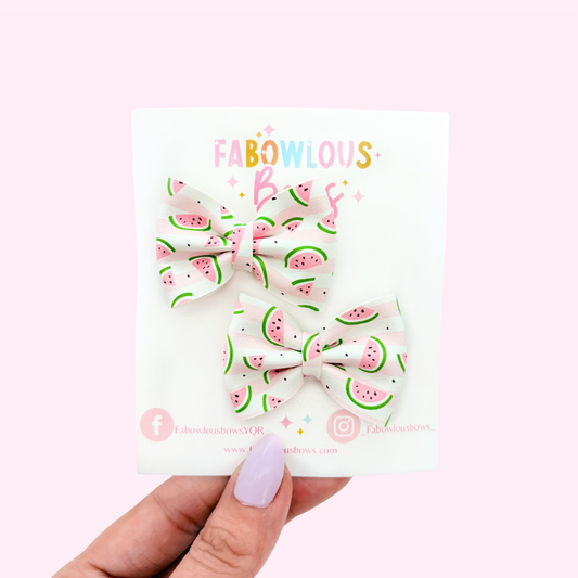 Watermelon Sugar // Mini Pinch Pigtails