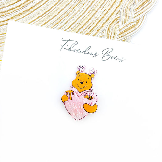 Bee Mine Bear // Shimmer Clip