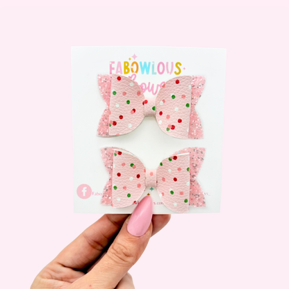 Merry Little Polka-dots // Bella Pigtails