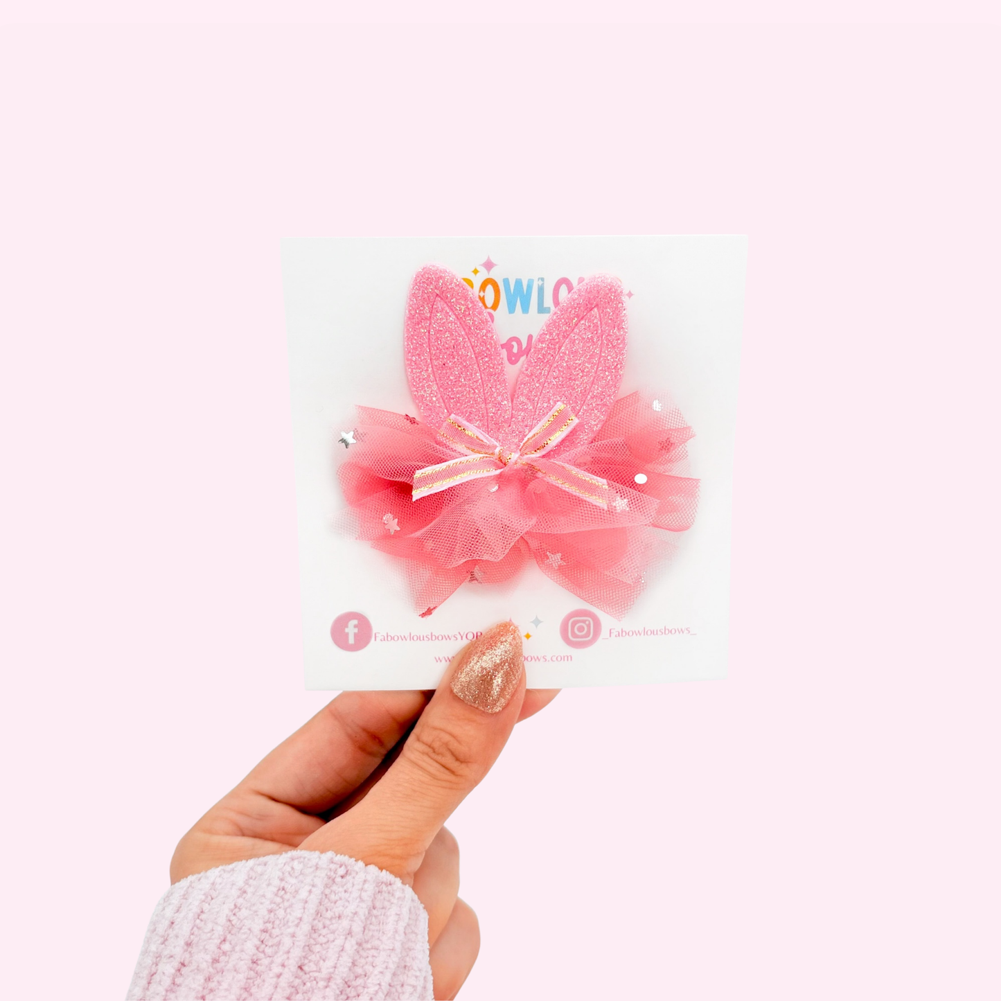 Tulle Bunny • Bar Clip