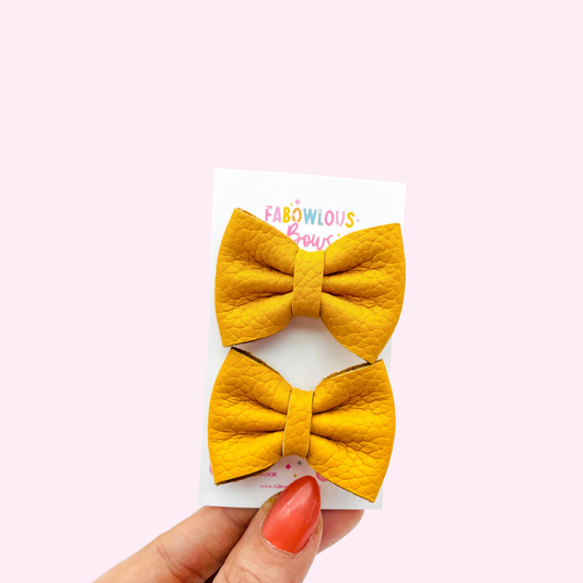 Matte Mustard // Pigtail Pinch