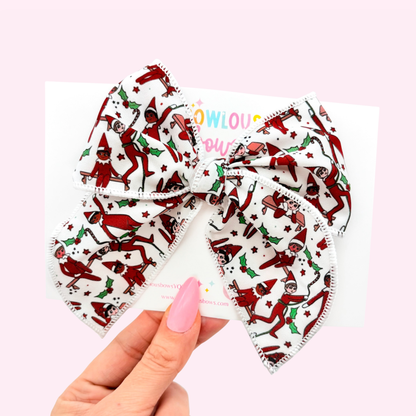 Christmas Helper // Fabric Fable Bow
