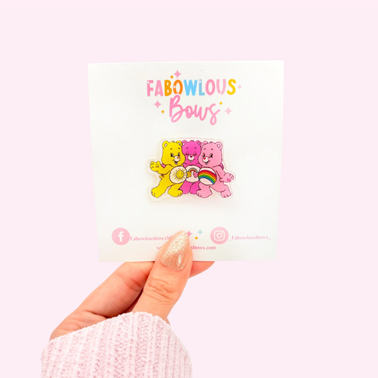 Care Bears • Acrylic Clip • (3 for 10)