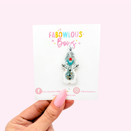 Happy Snowman // Confetti Clip