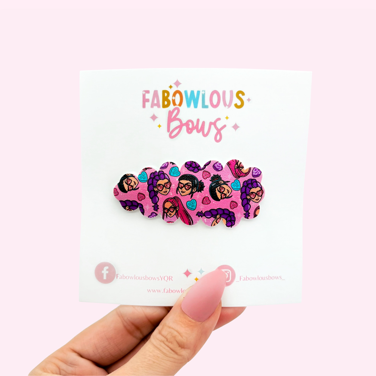 Valentine K Pop - Snap Clip - 3 for $10