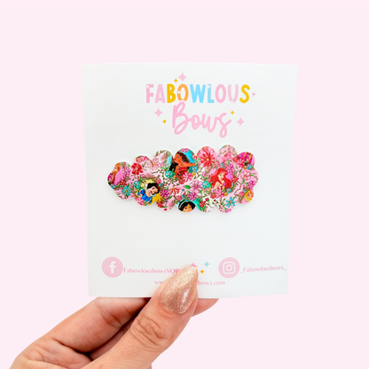 Floral Princesses • Snap Clip • 3 for $10