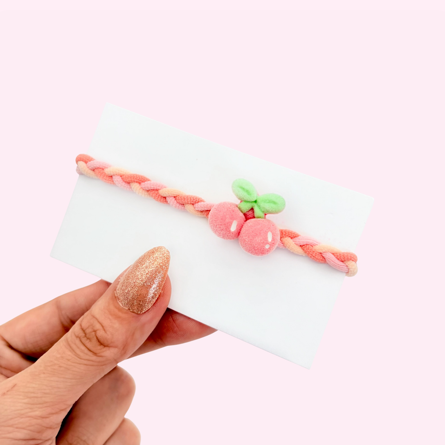Velvet Cherries • Hair Tie