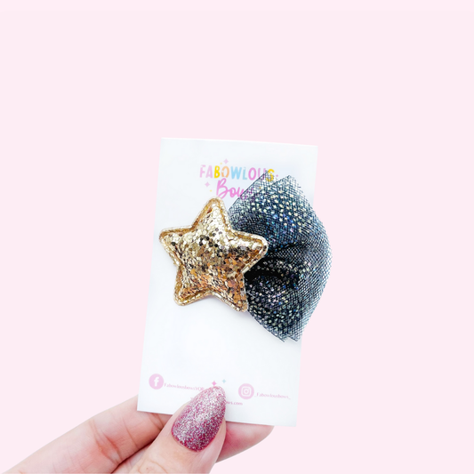 Shooting Star // Tulle Bar Clip