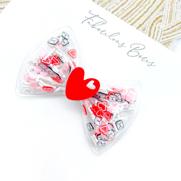 Love Letters // Confetti Bow