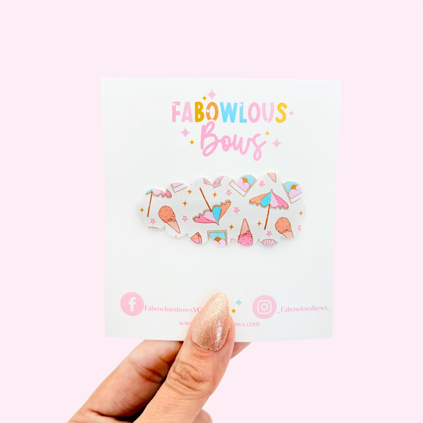 Beach Days • Snap Clip • 3 for $10