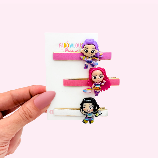 K Pop - Bar Clip Set