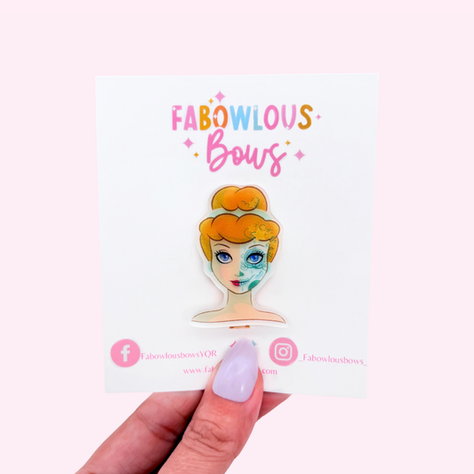Pumpkin Princess // Acrylic Clip (3 for 10)