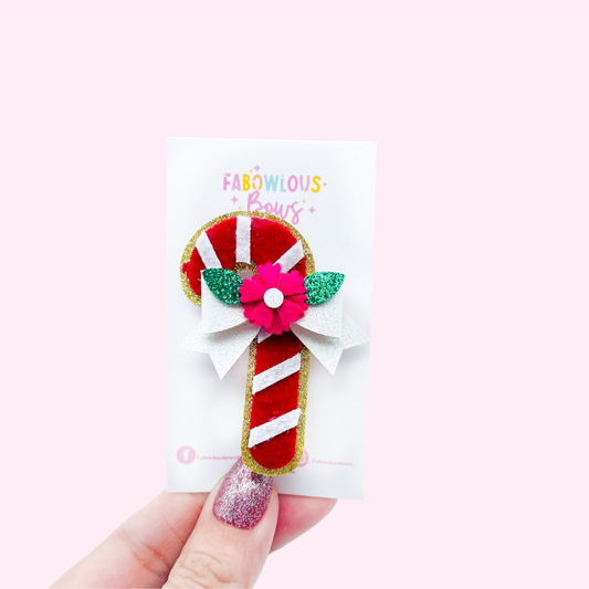 Floral Candy Cane