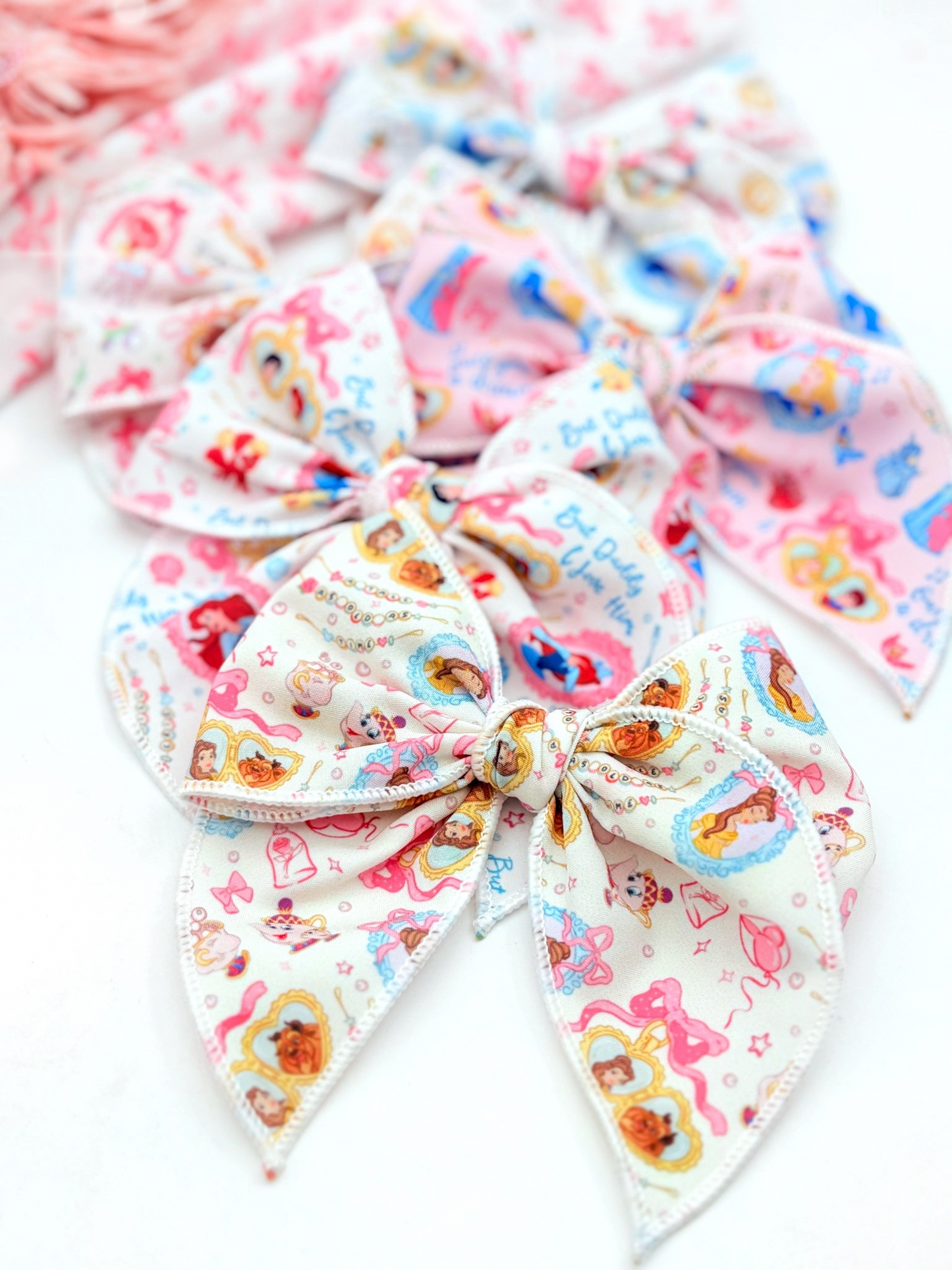 Cindy Heart Locket - Fabric Fable Bow