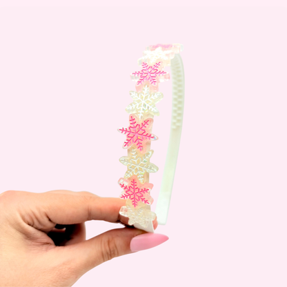 Pretty Snowflakes Headband