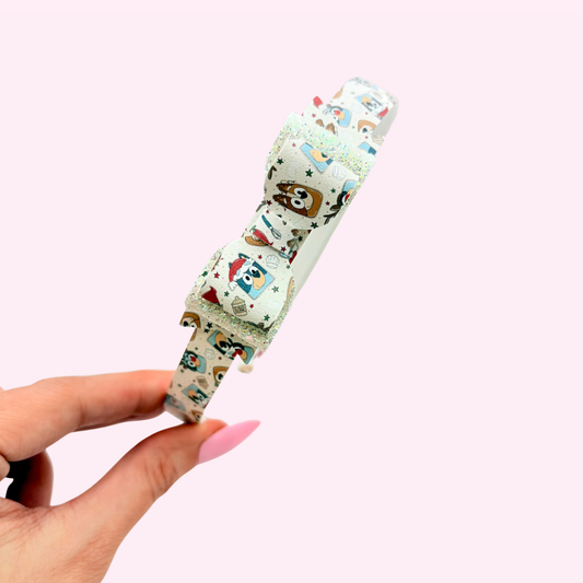 Christmas Pups // Printed Headband