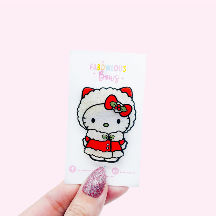 Hello Christmas // Acrylic Clip (3 for 10)