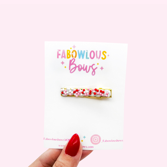 Valentine Sprinkles // Bar Clip