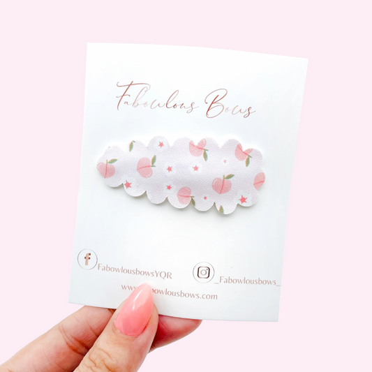 Fuzzy Peaches // Snap Clip (3 for 10)
