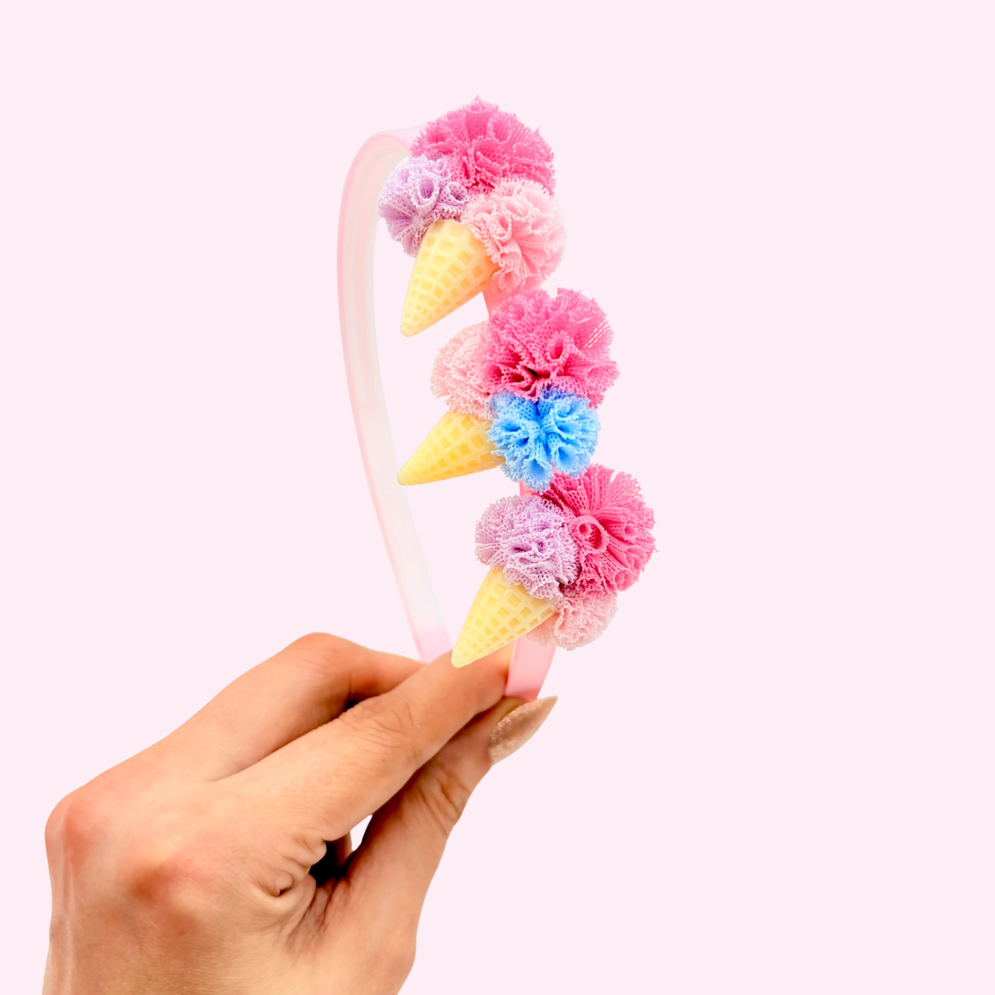Ice Cream Frilly Pops • Headband